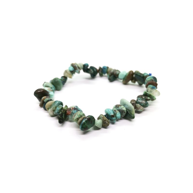 Pulseira Crisocola em Bruto