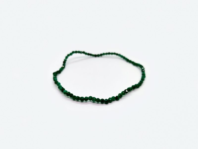Pulseira Malaquite Facetada