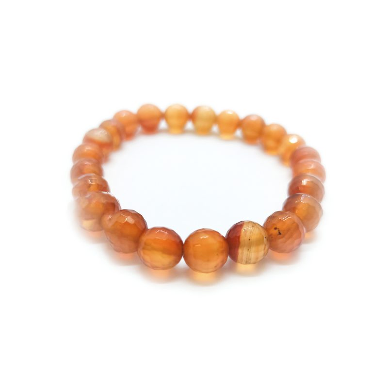 Pulseira de Cornalina Facetada