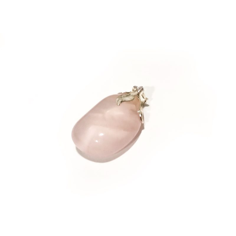 Pingente Quartzo Rosa