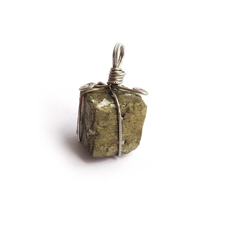 Pingente Cubo de Pirite