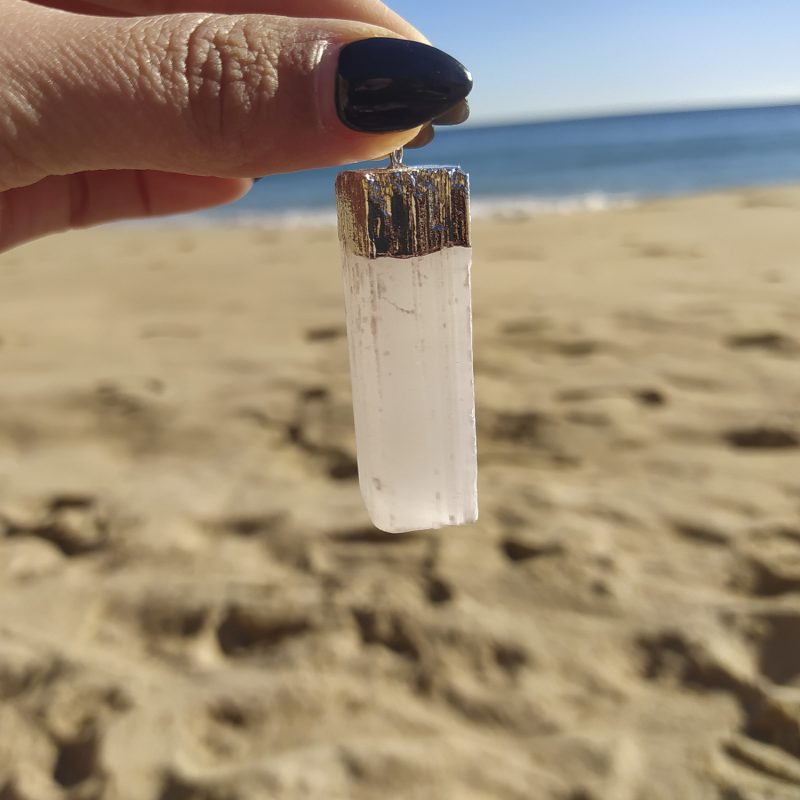 Pingente de Selenite Prateado - Image 3
