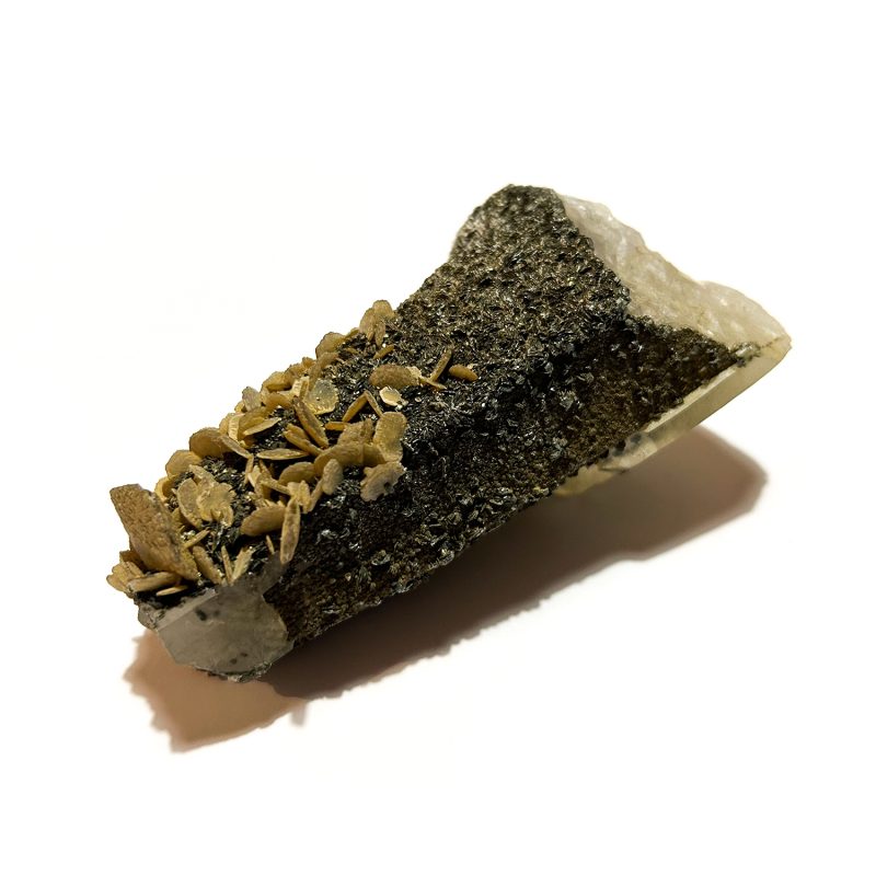 Quartzo Cristal com Moscovite e Siderite Portuguesa