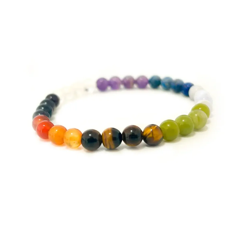 Pulseira 7 Chakras Rolada