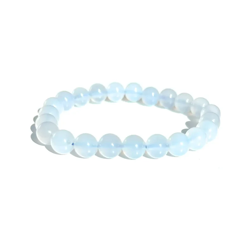 Pulseira de Calcedónia Rolada