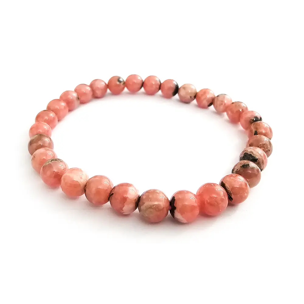 Pulseira de Rodocrosite Argentina Rolada