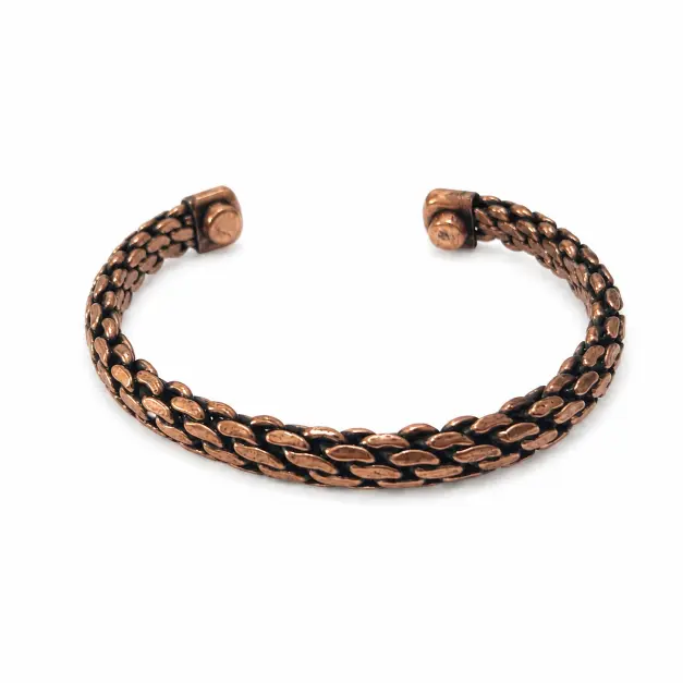 Pulseira Magnética de Cobre Entrançado